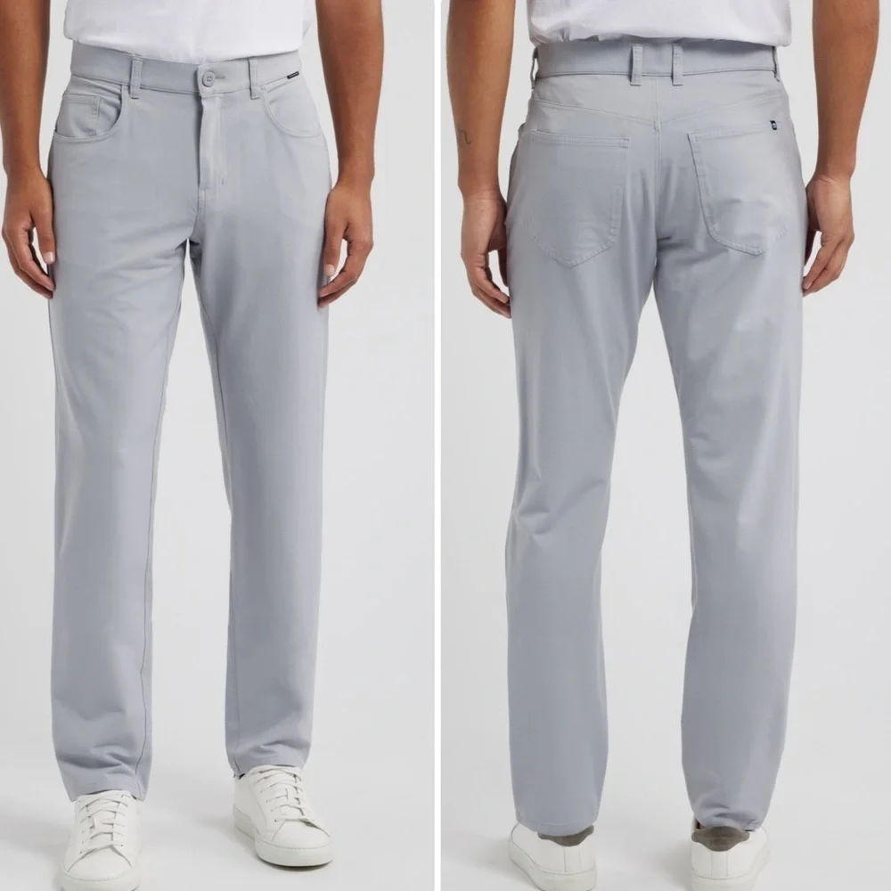 NEW Travis Mathew Open to Close Midweight Stretch Straight Leg Sleet Sz 30 x 33